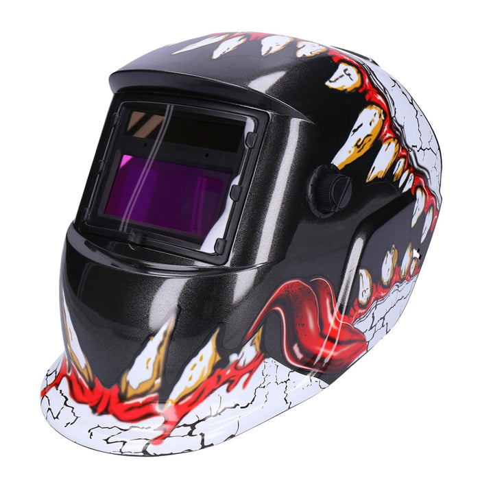 TP Automatik Solar Schweißhelm mit UV-Schutz, auto Verdunkelung, Feuerhemmend, schnelle Schaltzeiten- Big Bite (1634-A)