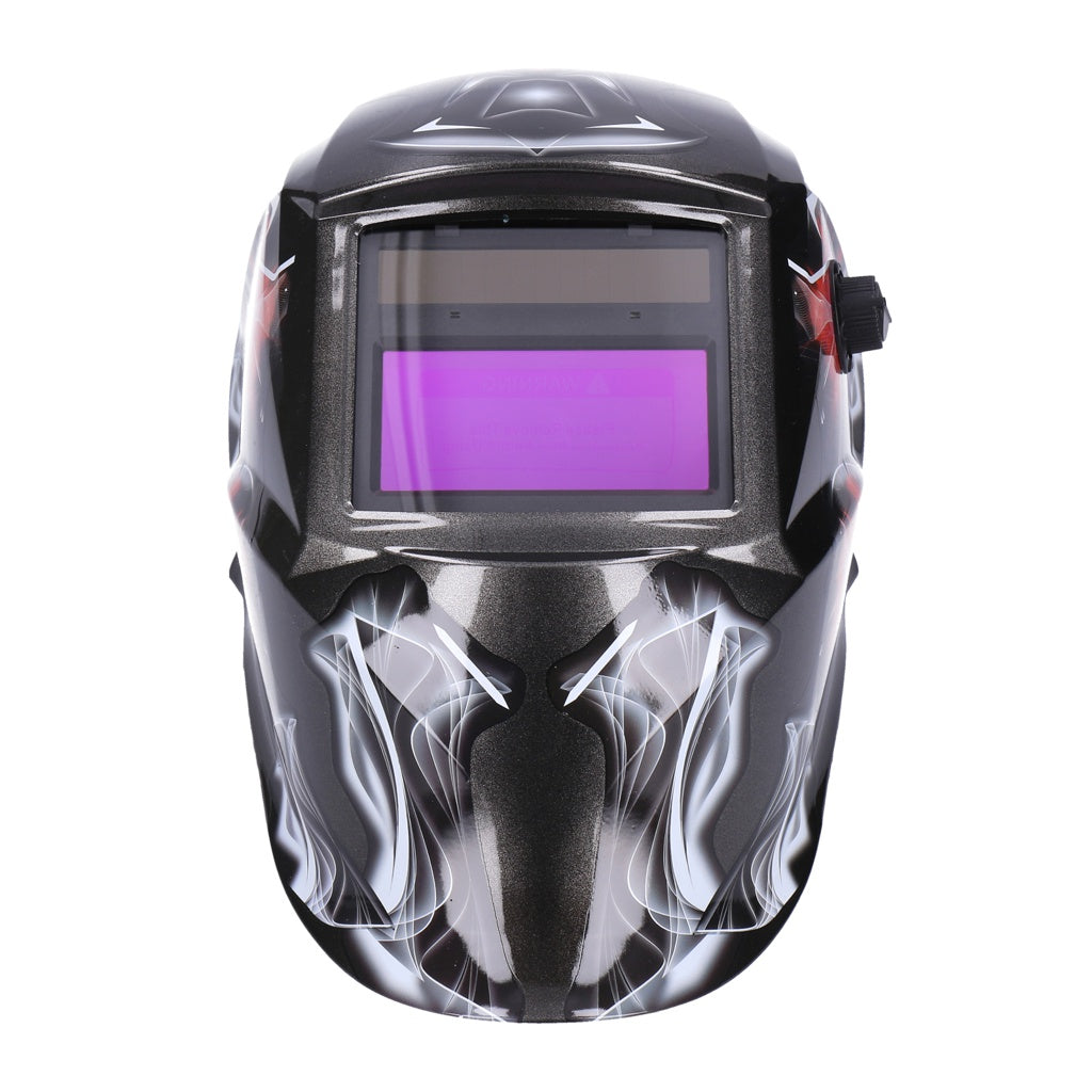 Produktbild Atemschutzmasken - TP Automatik Solar Schweißhelm mit UV-Schutz, auto Verdunkelung, Feuerhemmend, schnelle Schaltzeiten- Abstract (1639-A)