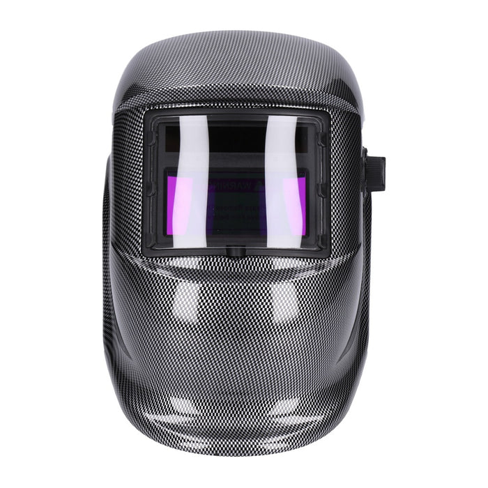 TP Automatik Solar Schweißhelm mit UV-Schutz, auto Verdunkelung, Feuerhemmend, schnelle Schaltzeiten- Carbon Style 1645-A