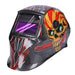 TP Automatik Solar Schweißhelm mit UV-Schutz, auto Verdunkelung, Feuerhemmend, schnelle Schaltzeiten- Skull 2 (1647-A)