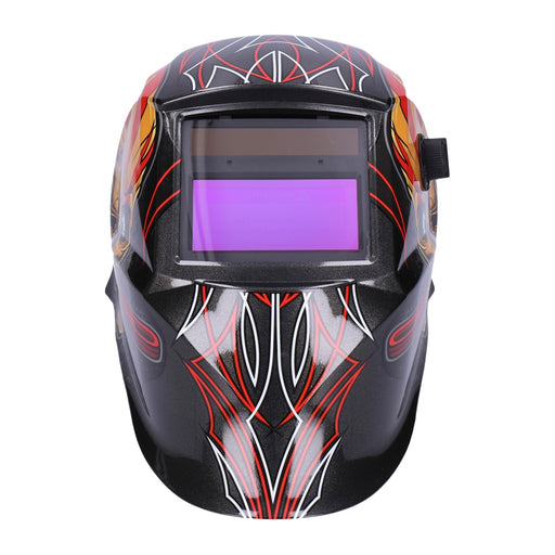 Produktbild Atemschutzmasken - TP Automatik Solar Schweißhelm mit UV-Schutz, auto Verdunkelung, Feuerhemmend, schnelle Schaltzeiten- Skull 2 (1647-A)