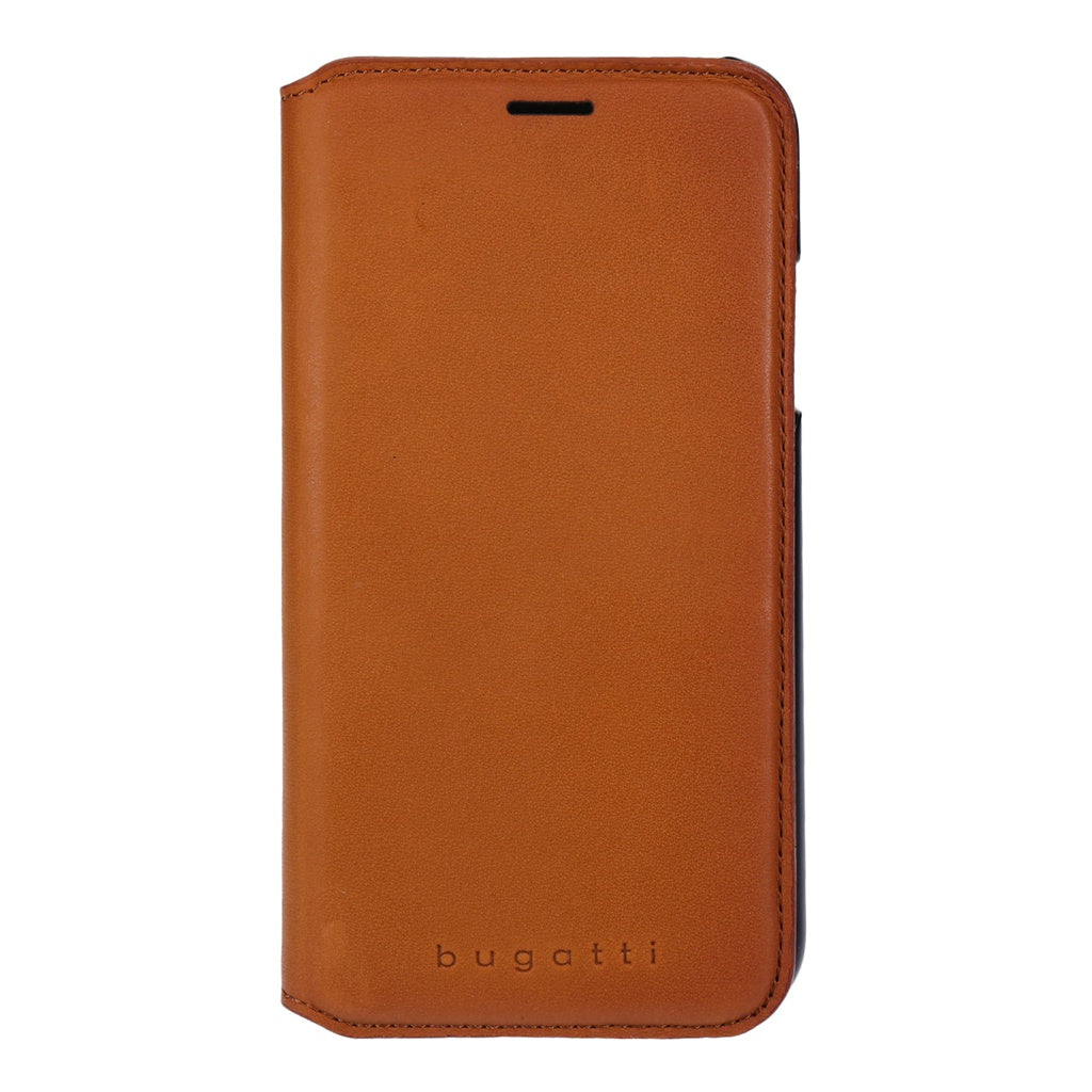 Produktbild Smartphone-Hülle - Bugatti Leder Flipcase für iPhone X in braun