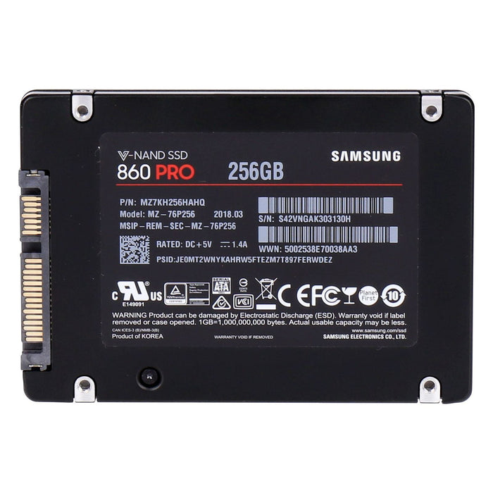 Samsung 860 PRO int. 2,5" SSD 256GB