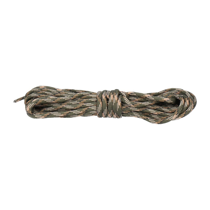 Paracord 550lb Nylon Seil, Abspannseil für Camping Fallschirmschnur, reißfest - 4mm, 249 Kg (5 Meter) Braun Camouflage #041