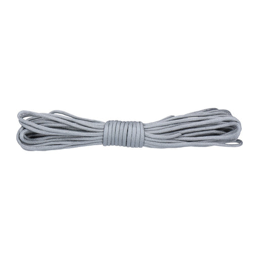 Produktbild Abspannleine - Paracord 550lb Nylon Seil, Abspannseil für Camping Fallschirmschnur reißfest - 4mm, 249 Kg (10 Meter) Dunkelgrau #167