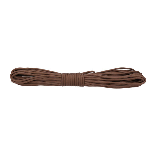 Produktbild Abspannleine - Paracord 550lb Nylon Seil, Abspannseil für Camping Fallschirmschnur reißfest - 4mm, 249 Kg (15 Meter) Braun #211