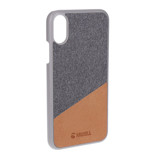 Produktbild Smartphone-Hülle - Krusell Cover Tanum für iPhone Xs  grau/beige