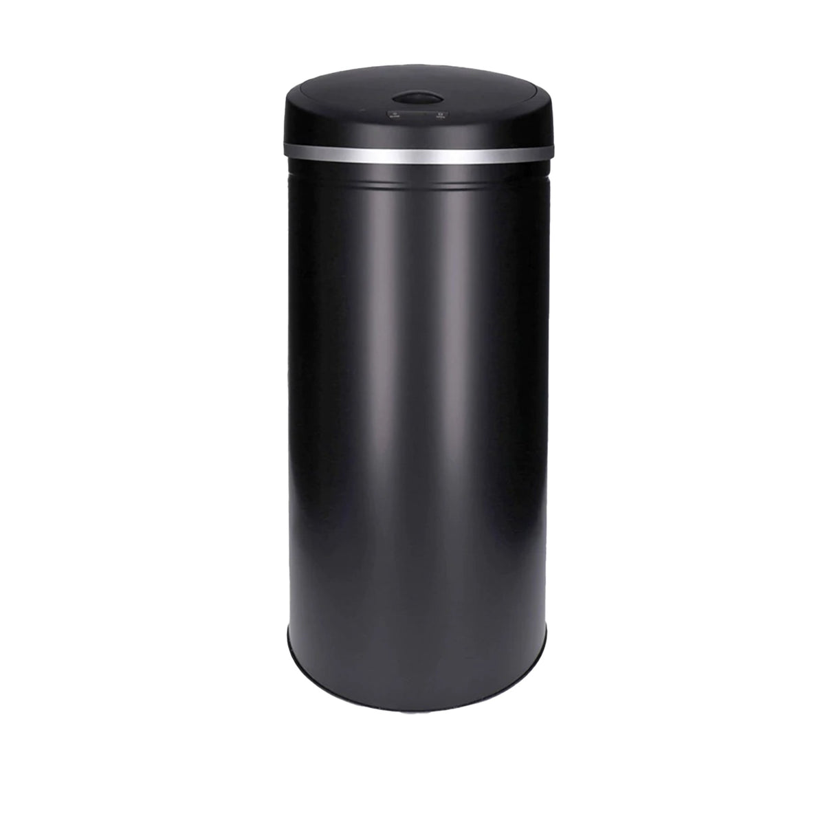 Produktbild Sensor-Mülleimer - TP Sensor Mülleimer aus Edelstahl, Abfallbehälter für Küche, automatischer Deckel, rund, in schwarz 60 Liter