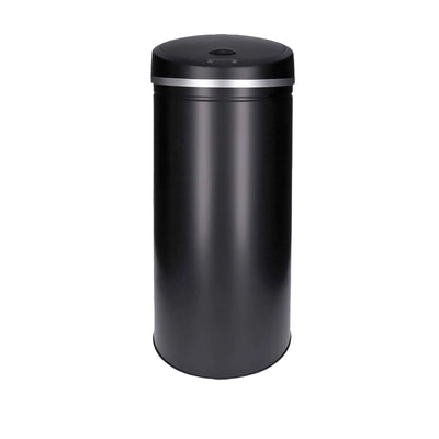 Sensor Mülleimer 50 L schwarz rund