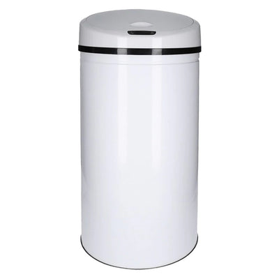 Sensor Mülleimer 40 L weiß rund