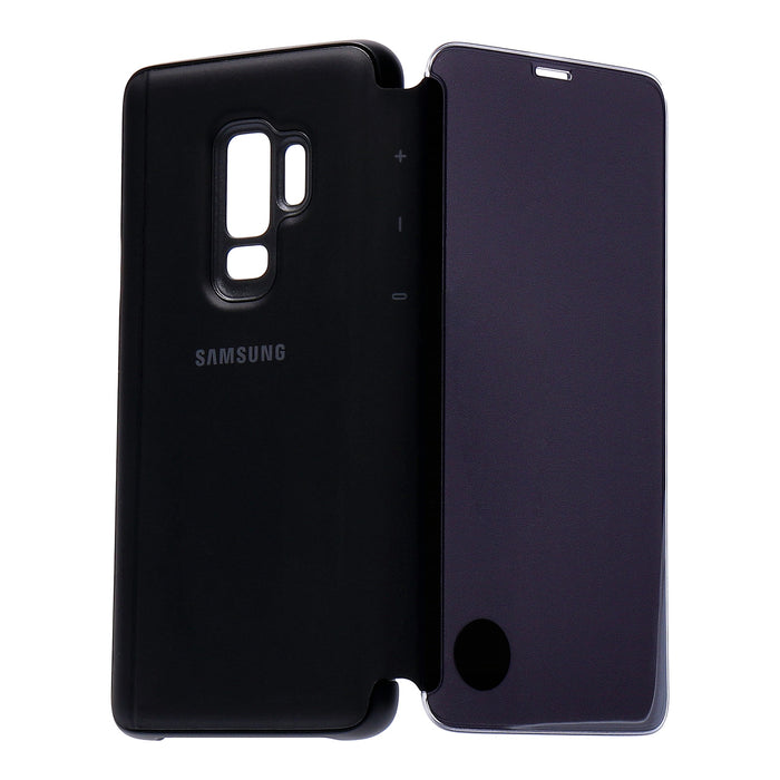 Samsung Clear View Standing Cover für Galaxy S9+ schwarz