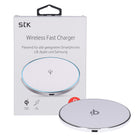Induktive Qi Ladestation universal mit Micro-USB Anschluss 10 W weiß