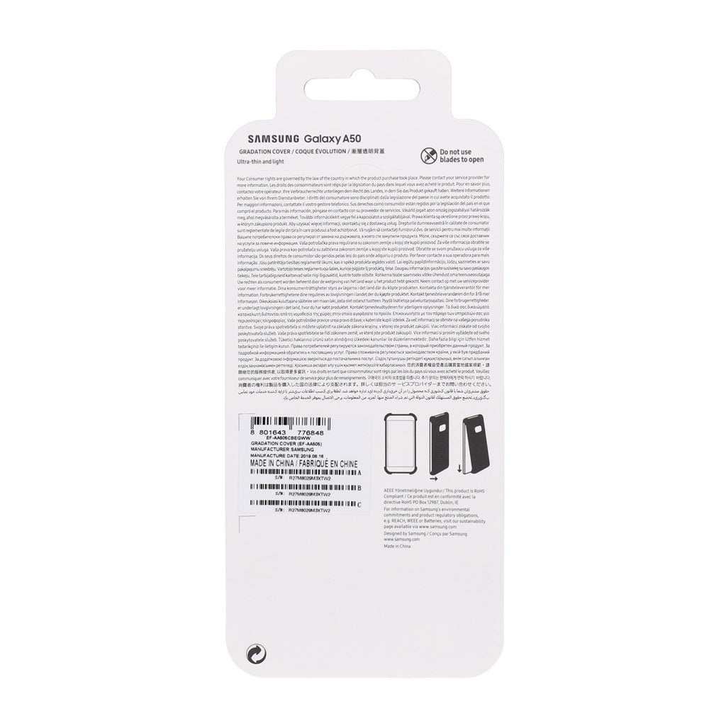 Produktbild Smartphone-Hülle - Samsung Gradation Cover Galaxy A50 transparent