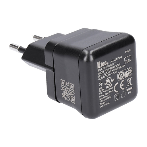 Produktbild Steckernetzteil - Ktec AC Adapter 5V 1A schwarz  bulk