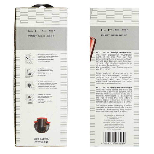 Produktbild Roséwein - Bree Pinot Noir Rosé feinherb Bag-in-Box 1 x 3L