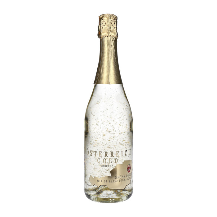Österreich Gold Sekt mit 23 Karat Blattgold 1 x 0,75 L