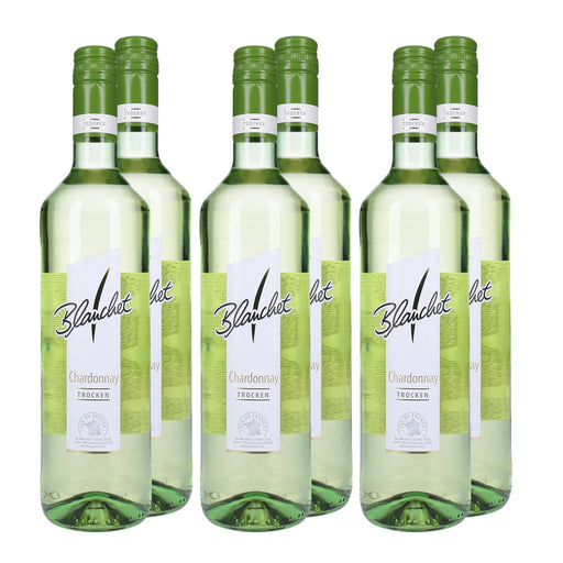 Produktbild Weißwein - Blanchet Chardonnay Weißwein Trocken 6 x 0,75 L