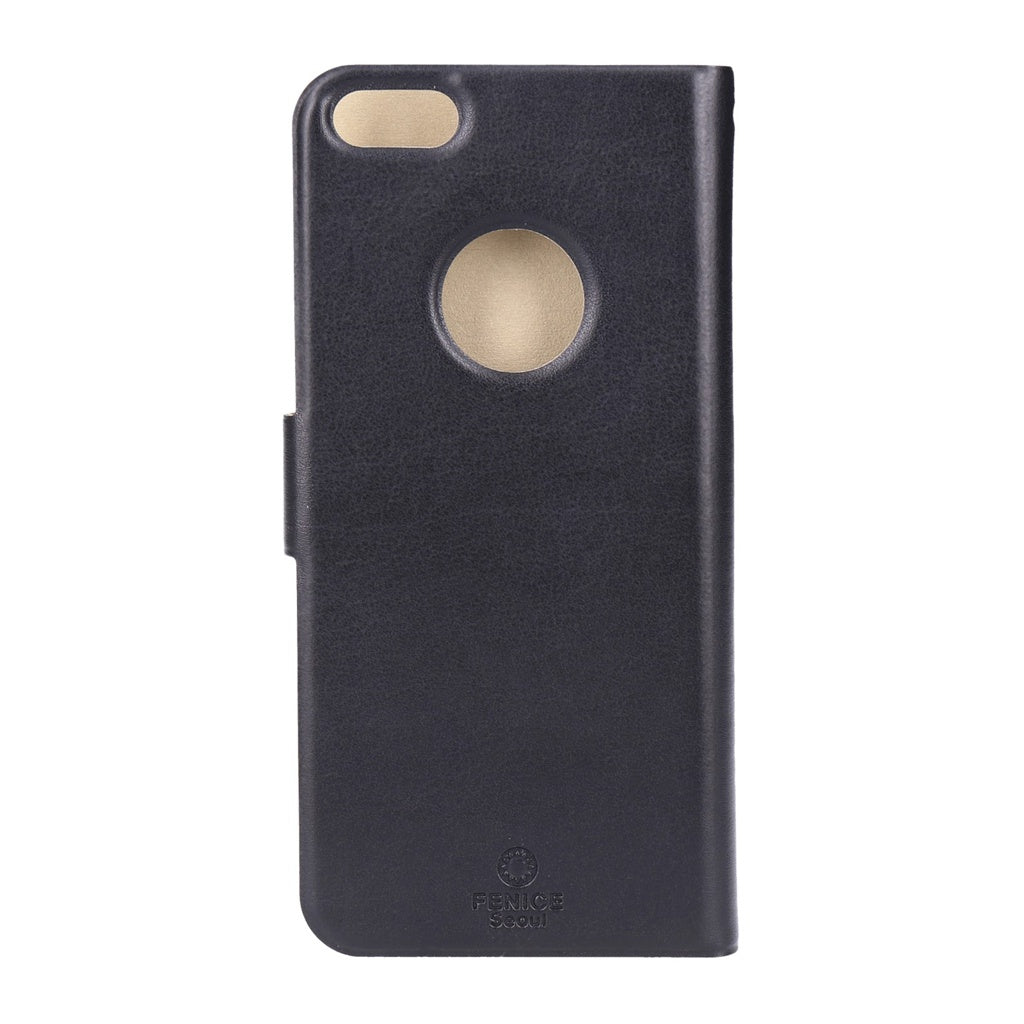 Produktbild Smartphone-Hülle - Fenice Diario Lederschutzhülle für iPhone 5/5s/5c in schwarz