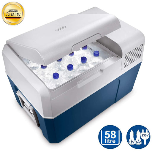 Produktbild Kompressor-Kühlbox - Mobicool Kompressorkühlbox MCF60 2 V, 24 V, 230 V Blue, White 58 l