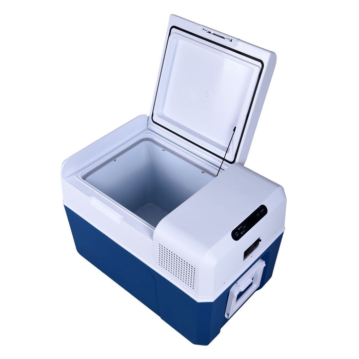 Mobicool MCF60 Kompressorkühlbox 58 L 12 V, 24 V, 100-240 V Blau, Weiß