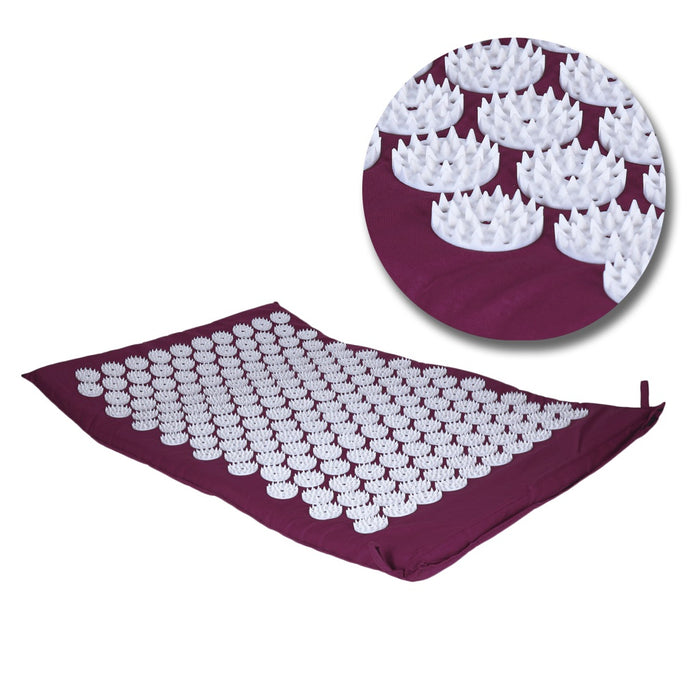 TP Akupressurmatte, Set mit Kissen und Tasche, Nagelmatte zur Entspannung und Massage, 68 x 42 cm