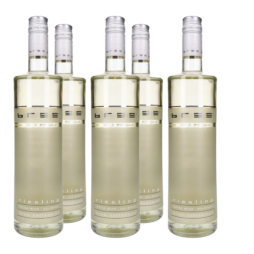 Produktbild Weißwein - Bree Riesling Weißwein feinherb 5 x 0,75 L