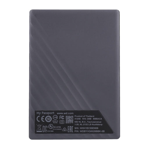 Produktbild externe HDD-Festplatte - WD My Passport ext. Festplatte 2TB schwarz