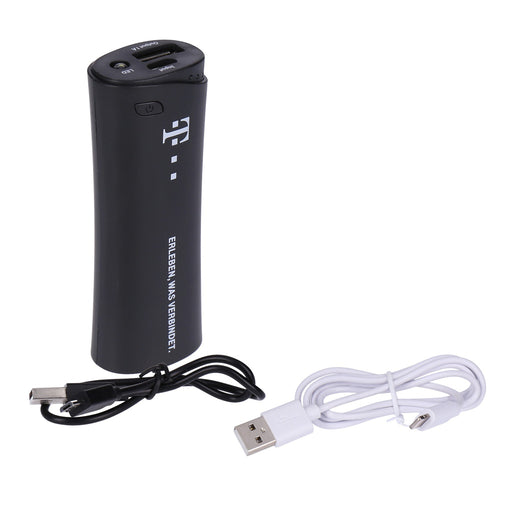 Produktbild Powerbank - Xqisit Powerbank 2600 mAh in schwarz mit Telekom Logo