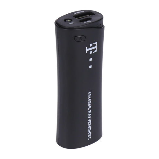 Produktbild Powerbank - Xqisit Powerbank 2600 mAh in schwarz mit Telekom Logo