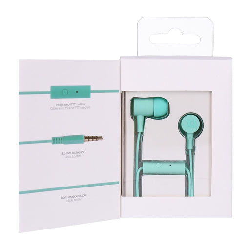 Produktbild Bluetooth-Kopfhörer - Xqisit iE H20 In-Ear Headset mint