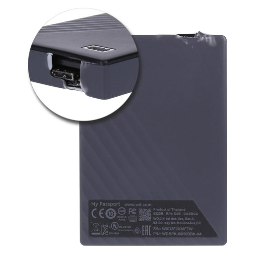 Produktbild externe HDD-Festplatte - WD My Passport ext. Festplatte 5TB schwarz