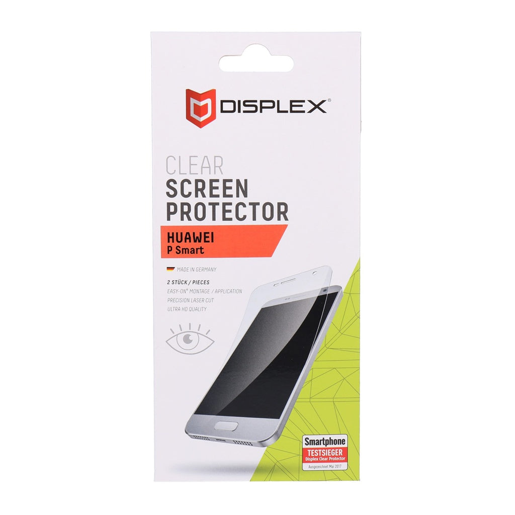 Produktbild Displayschutzfolie - Displex Displayschutzfolie für Huawei P Smart transparent 2er Pack