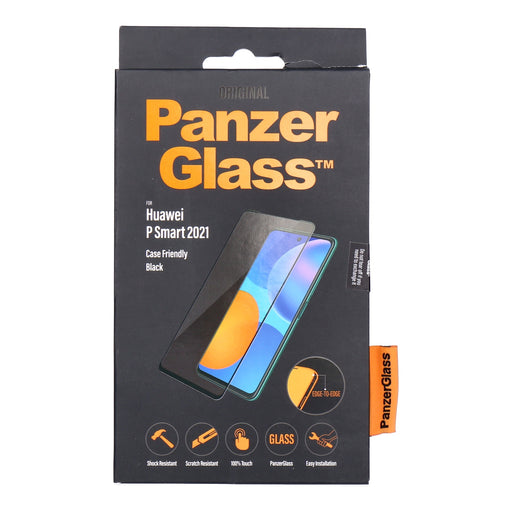 Produktbild Displayschutzglas - PanzerGlass Huawei P Smart 2021 case friendly schwarz