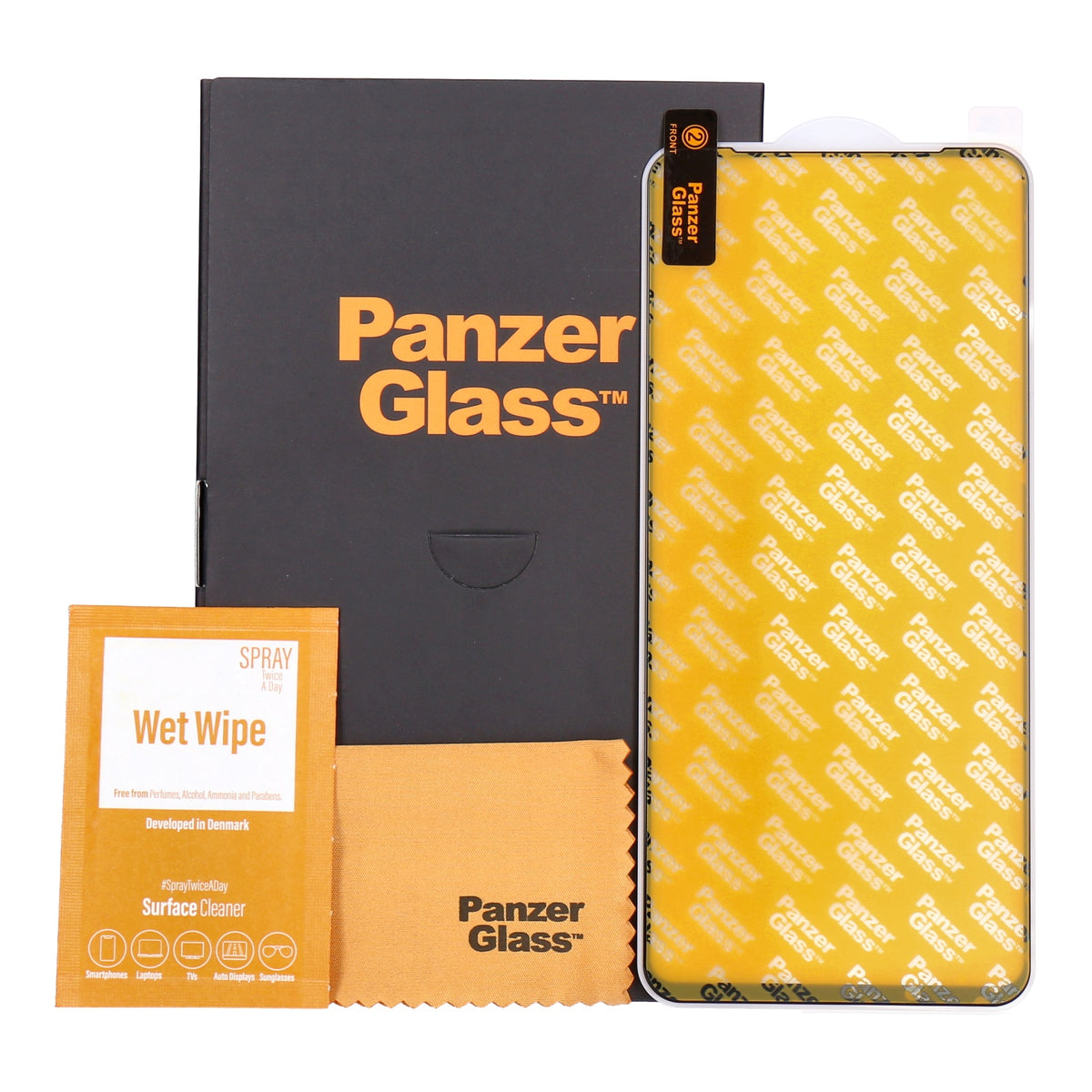 Produktbild Displayschutzglas - PanzerGlass Huawei P Smart 2021 case friendly schwarz