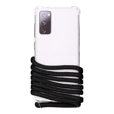 Necklace Case Handykette für Samsung Galaxy S20 FE Handykette mit Handyhülle transparent