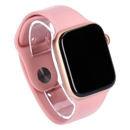 Produktbild Smartwatch - Apple Watch Series 6 44mm GPS Gold Aluminiumgehäuse mit Sportarmband Pink Sand