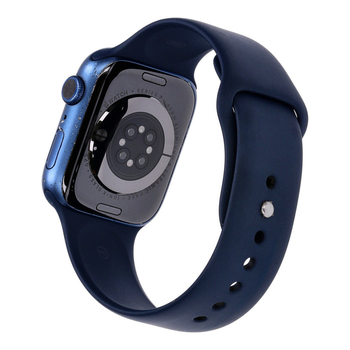 Apple Watch Series 7 45mm GPS Blau Aluminumgehäuse mit Sportarmband Blau