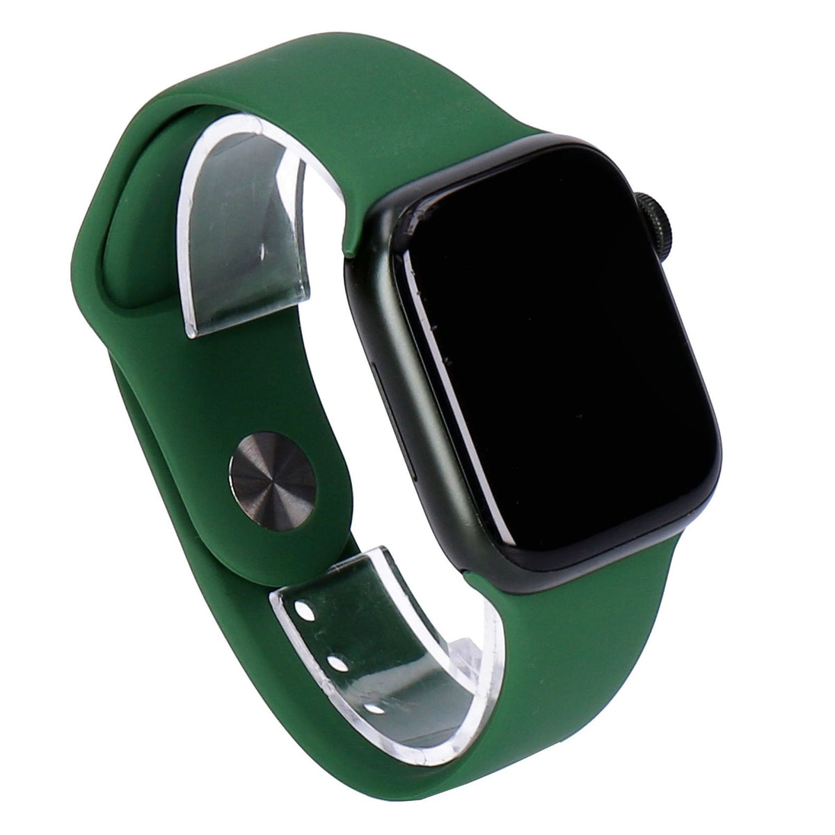 Produktbild Smartwatch - Apple Watch Series 7 41mm GPS Grün Aluminumgehäuse mit Sportarmband Kleeblatt