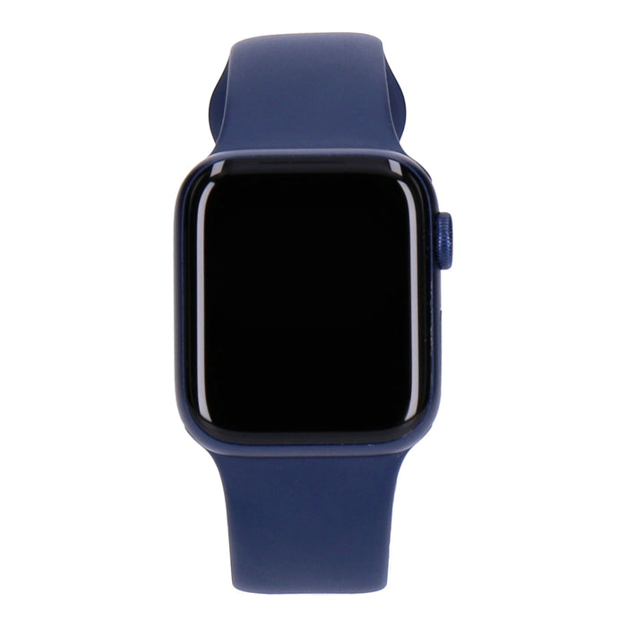 Apple Watch Series 6 40mm GPS + 4G Blau Aluminiumgehäuse mit Sportarmband Deep Navy