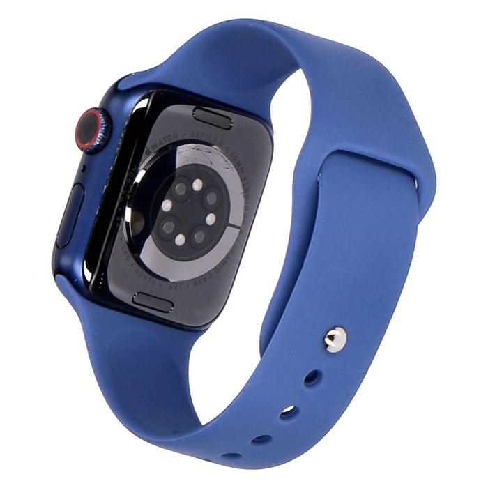Apple Watch Series 6 40mm GPS + 4G Blau Aluminiumgehäuse mit Sportarmband Deep Navy