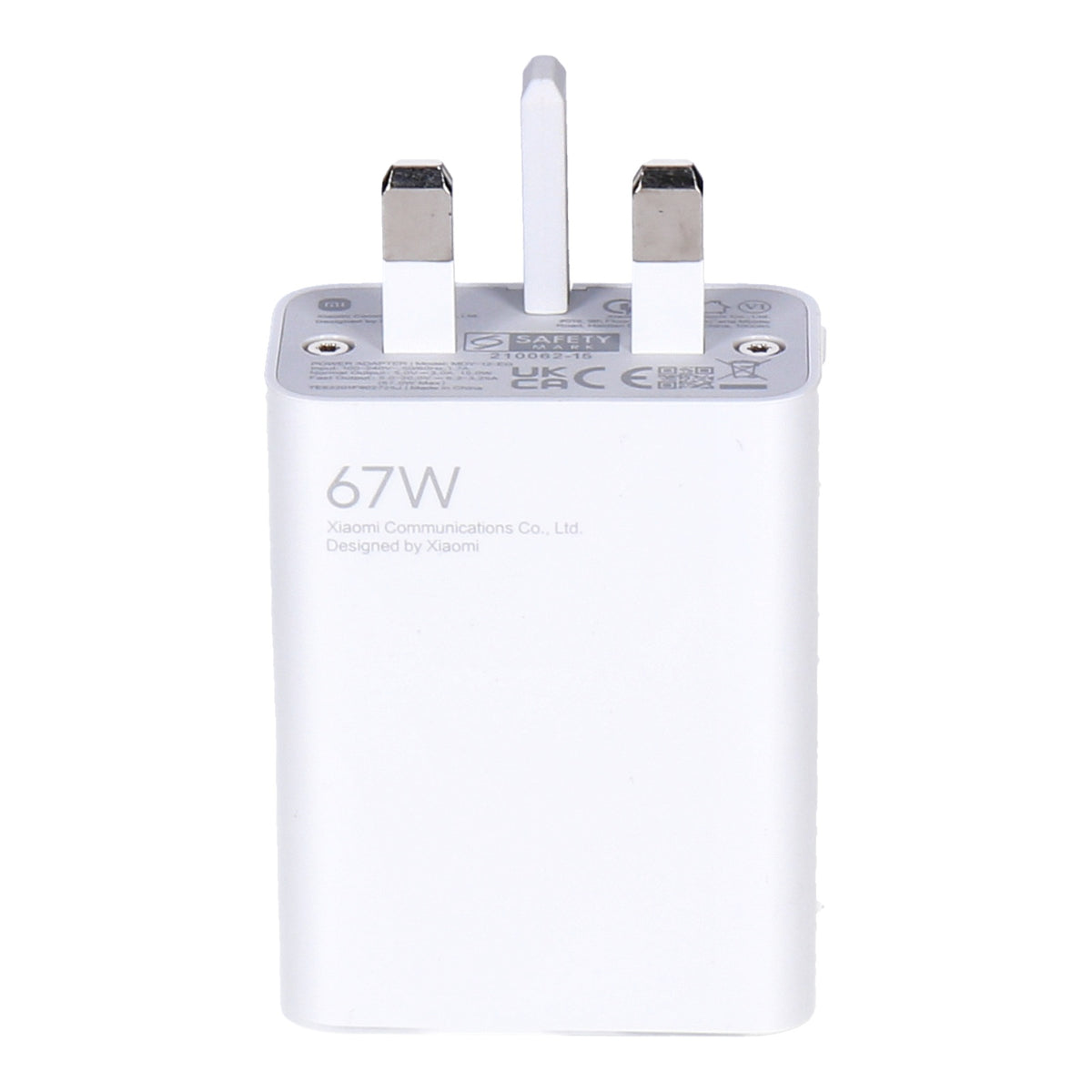Produktbild USB-Ladegerät - Xiaomi USB Ladegerät Original 67W Weiß UK