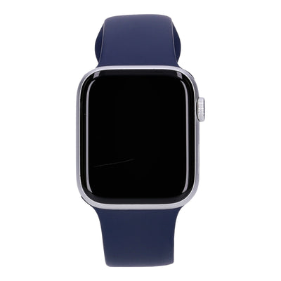 Watch SE 44mm GPS Silber Aluminiumgehäuse mit Sportarmband Abyss Blue