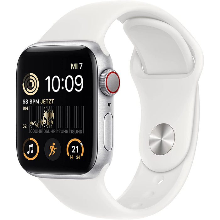 Apple Watch SE 2022 40mm GPS Polarstern Aluminiumgehäuse mit Sportarmband Polarstern