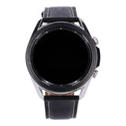 Samsung Galaxy Watch 3 R840 45mm Mystic Silver Lederarmband Schwarz