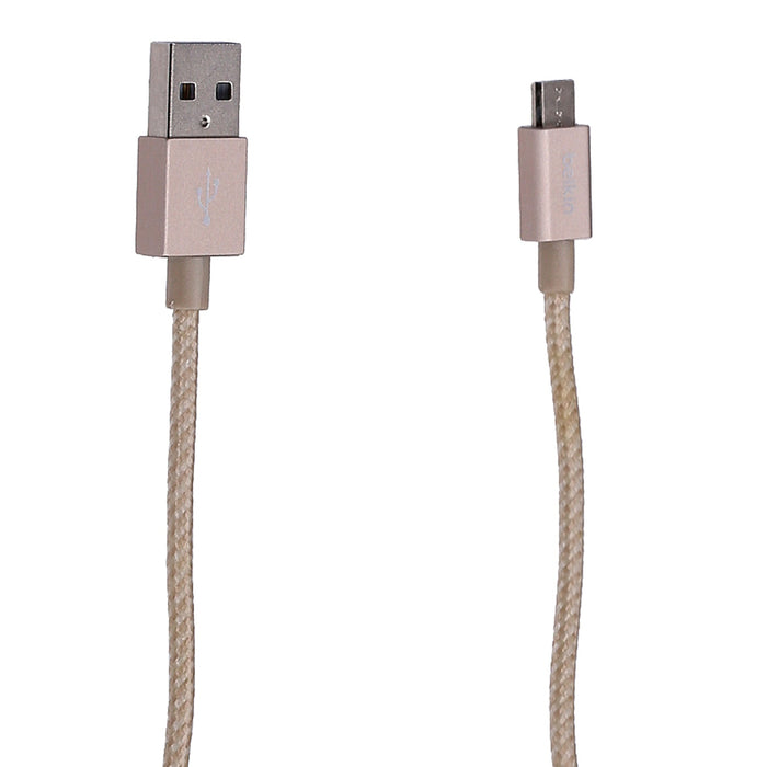 Belkin Premium MIXIT Metallic Micro-USB auf USB-A Datenkabel Ladekabel gold 1,2m