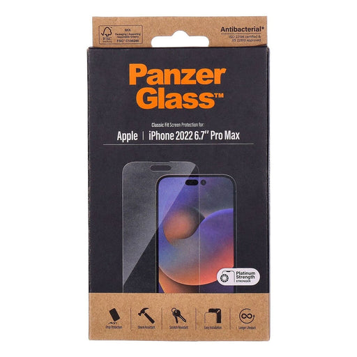 Produktbild Displayschutzglas - PanzerGlass Classic Fit Screen Protection für iPhone 14 Pro Max