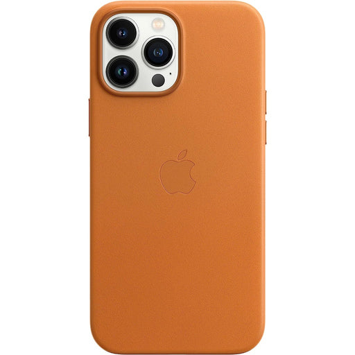 Produktbild Smartphone-Hülle - Apple iPhone 13 Pro Max Leder Case Goldbraun mit MagSafe