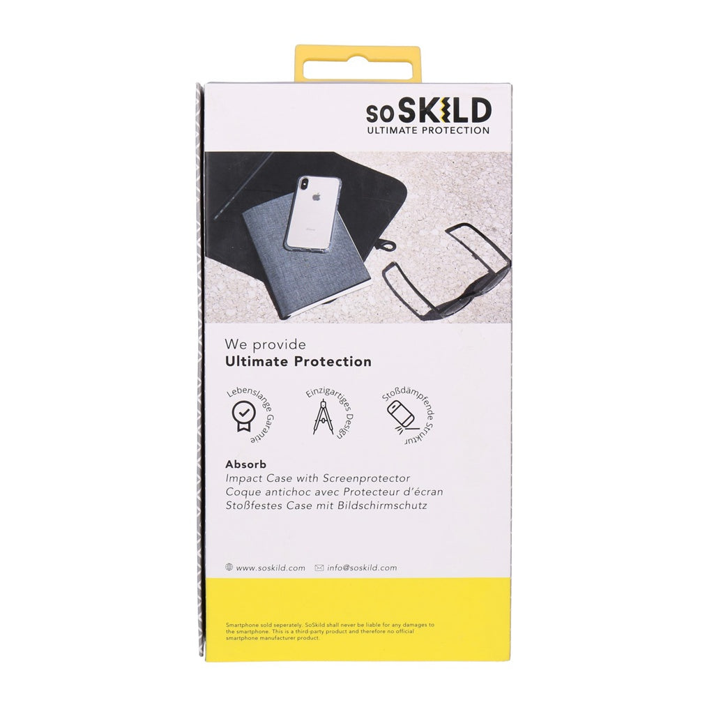 Produktbild Smartphone-Hülle - SoSkild Absorb Case Transparent and Tempered Glass Samsung Galaxy Note 10