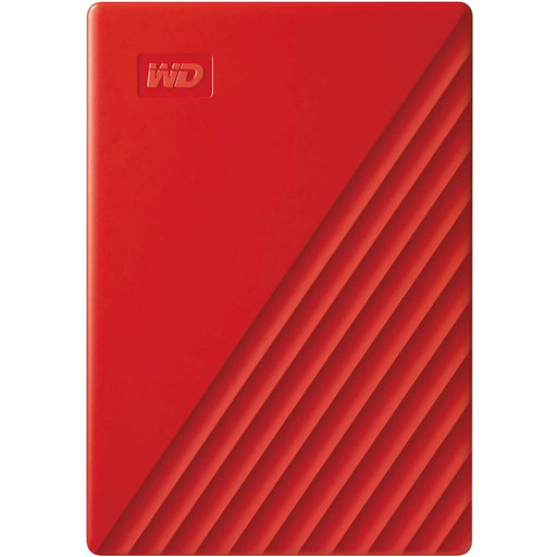 Produktbild externe HDD-Festplatte - WD My Passport ext. Festplatte 4TB rot