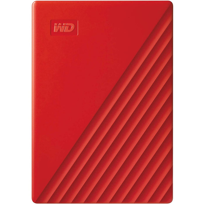 WD My Passport ext. Festplatte 4TB rot